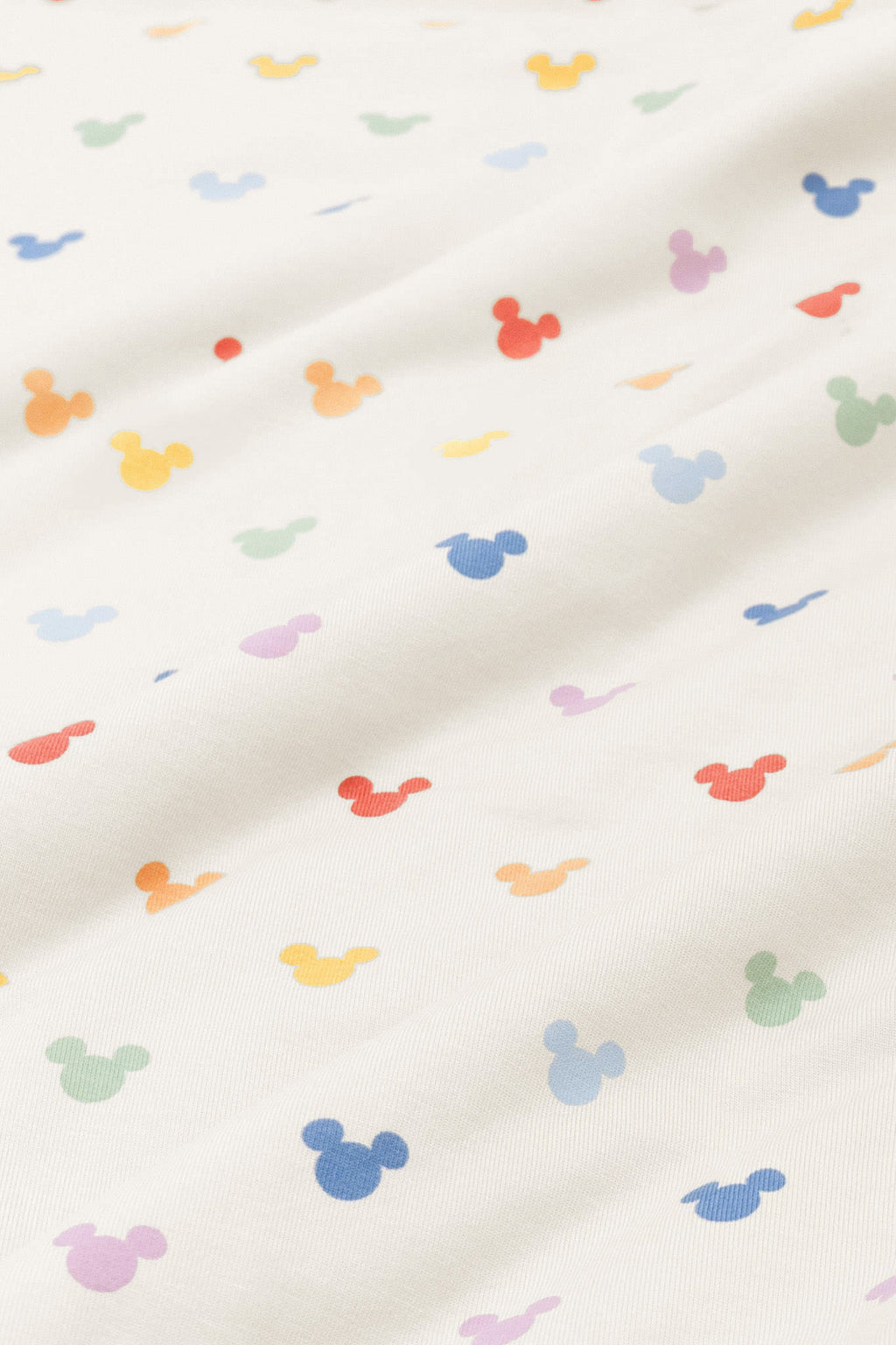 Toddler Crew Neck Tee in Pastel Mickey Mouse