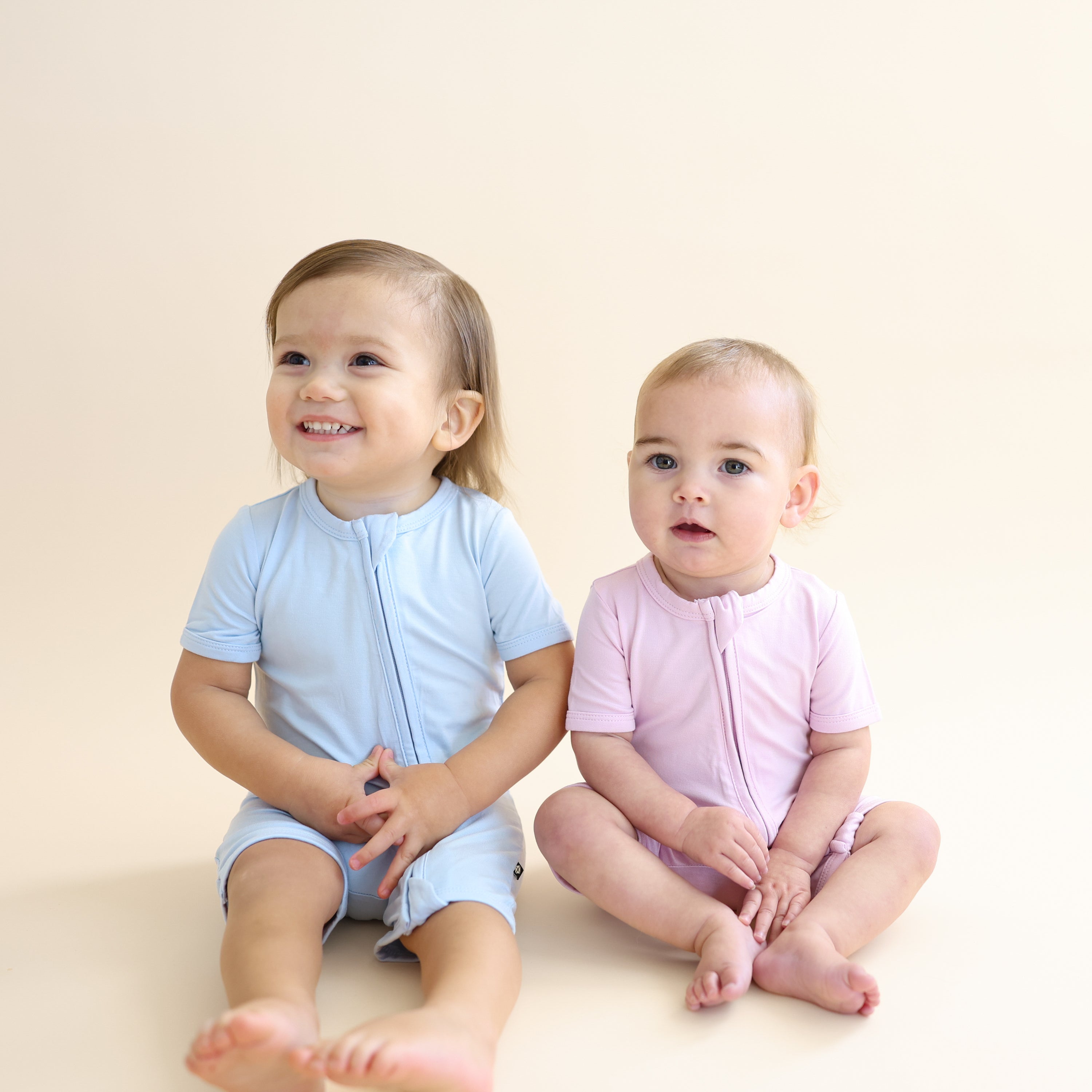Zipper Shortall Romper in Thistle